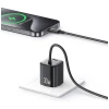 Мережевий зарядний пристрій Usams JC Series PD 30W USB-C with Built-In USB-C Cable Black (CC264TC01)