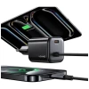 Мережевий зарядний пристрій Usams JC Series PD 30W USB-C with Built-In USB-C Cable White (CC264TC02)