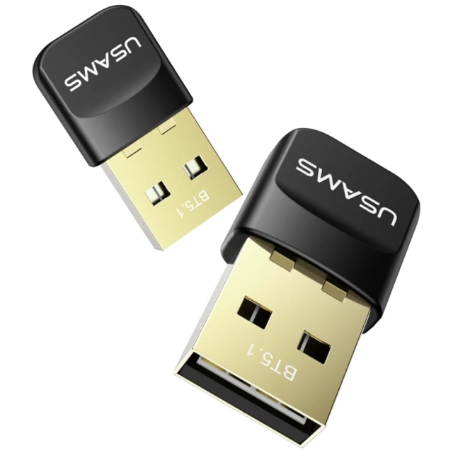 Адаптер Usams USB-A Bluetooth 5.1 Black (ZB321SPQ01)