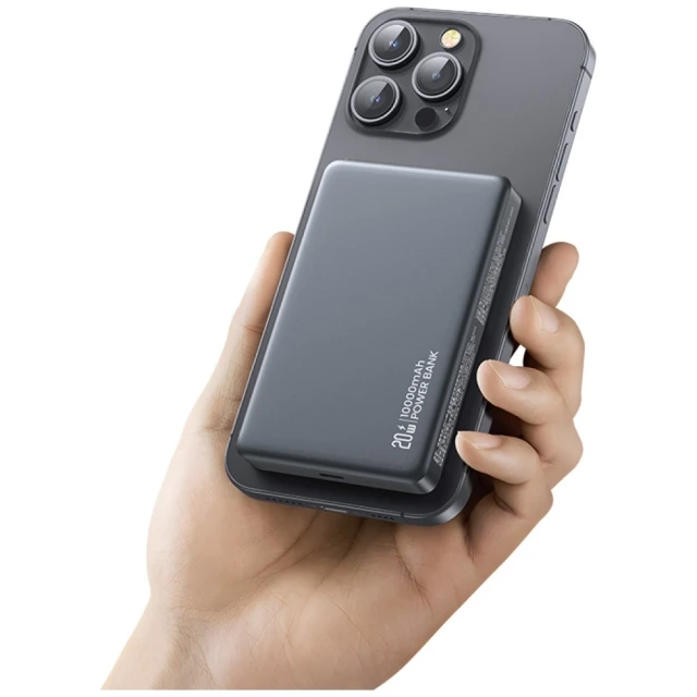 Портативний зарядний пристрій Usams CY Series 20W 10000mAh Titanium (10KCD24203)