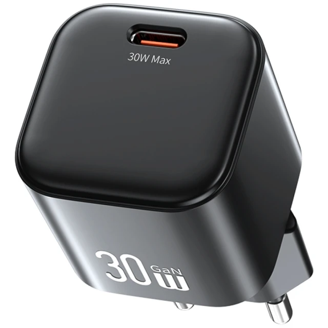 Мережевий зарядний пристрій Usams JO Series 30W with USB-C to Lightning Cable 1 m White (JOXLTZ02)