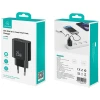 Мережевий зарядний пристрій Usams CC315 T65 FC 25W USB-C | USB-A Black (CC315TC01)