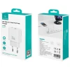 Мережевий зарядний пристрій Usams CC317 T65 FC 33W USB-C | USB-A White (CC317TC02)