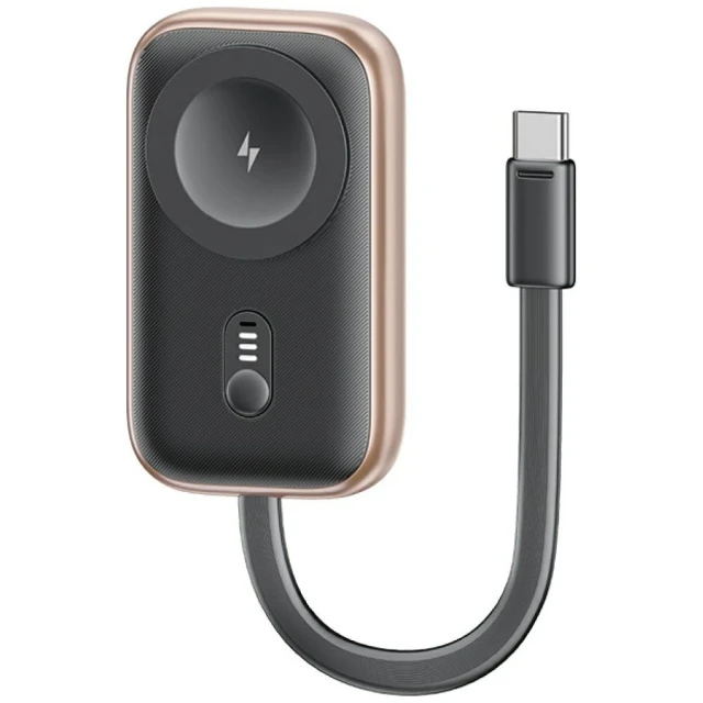 Зарядний пристрій Usams 2-in-1 CD245 1200mAh with USB-C Cable Tarnish (CD245SBWXC01)