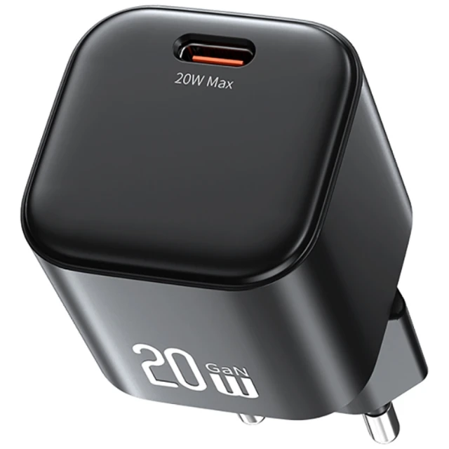 Мережевий зарядний пристрій Usams JO Series 20W with USB-C to USB-C Cable 1 m White (JOXLTZ04)
