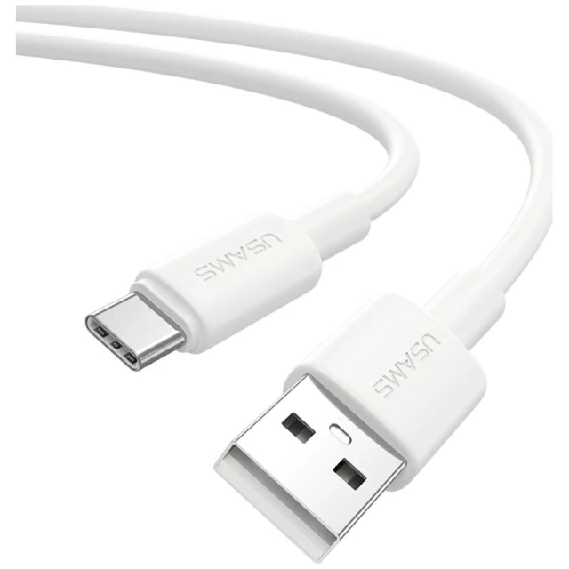Кабель Usams U90 USB-A to USB-C 18W White (SJ761USB01)