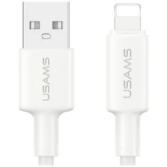 Кабель Usams U90 USB-A to Lightning 12W White (SJ762USB01)