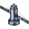 Автомобільний зарядний пристрій Usams CC327 Aluminium 45W USB-A USB-C Tarnish (CC327CC01)