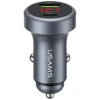 Автомобільний зарядний пристрій Usams CC327 Aluminium 45W USB-A USB-C Tarnish (CC327CC01)
