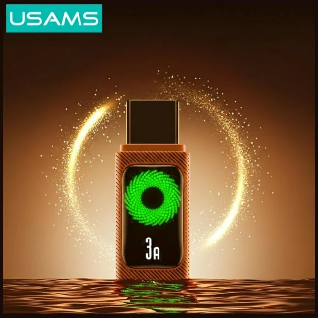Кабель Usams U92 18W USB-C to USB-A 1.2m Orange (SJ772USB02)