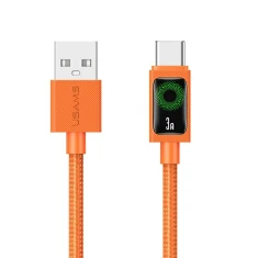 Кабель Usams U92 18W USB-C to USB-A 1.2m Orange (SJ772USB02)