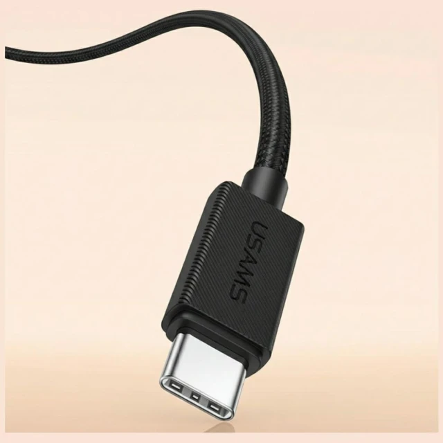 Кабель Usams U92 USB-C to USB-C 1.2m Black (SJ773USB01)