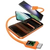 Кабель Usams SJ773 PD 60W USB-C to USB-C 1.2m Помаранчевий (SJ773USB02)