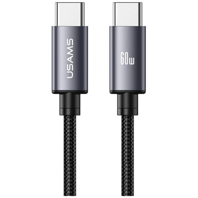 Кабель Usams U91 60W USB-C to USB-C 1m Tarnish (SJ769USB01)