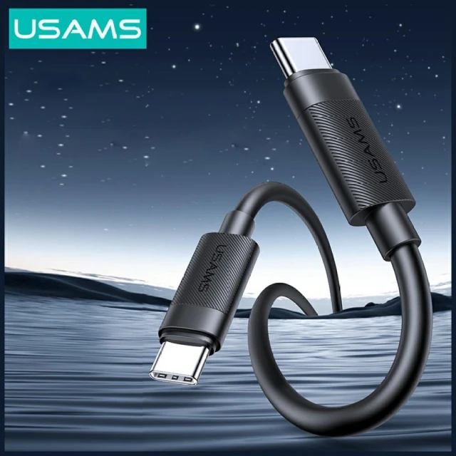 Кабель Usams U94 USB-C to USB-C 1m Black (SJ780USB01)