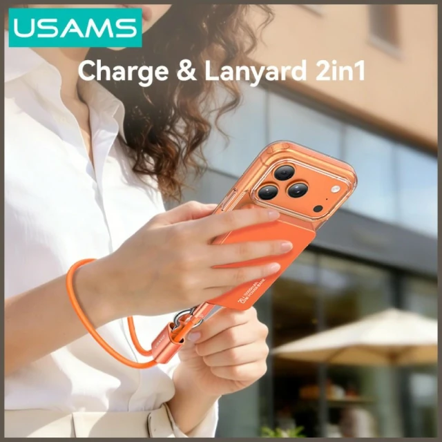 Кабель Usams U97 60W USB-C to USB-C handstrap 30cm Tarnish (SJ784USB01)