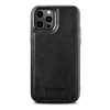 Чехол iCarer для iPhone 12 Pro Max Leather Oil Wax Black (ALI1206-BK)
