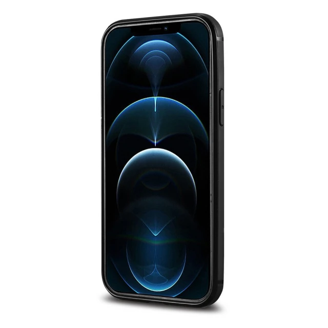 Чехол iCarer для iPhone 12 Pro Max Leather Oil Wax Black (ALI1206-BK)