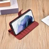 Чехол-кошелек iCarer для Samsung Galaxy S22 Plus Haitang Red (AKSM05RD)