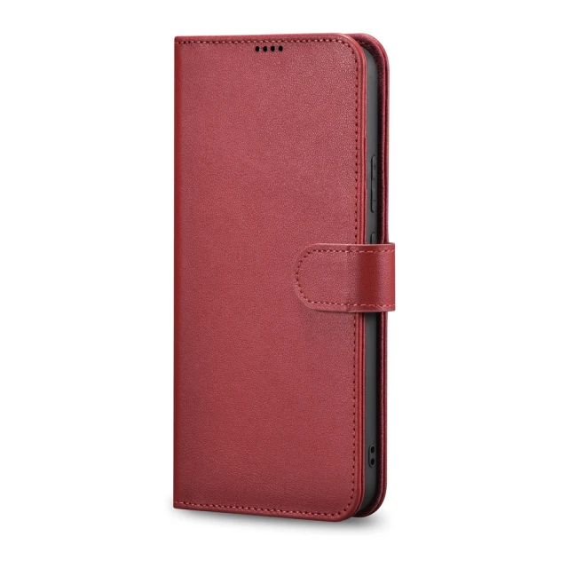 Чехол-кошелек iCarer для Samsung Galaxy S22 Plus Haitang Red (AKSM05RD)