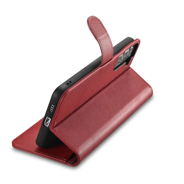 Чехол-кошелек iCarer для Samsung Galaxy S22 Plus Haitang Red (AKSM05RD)
