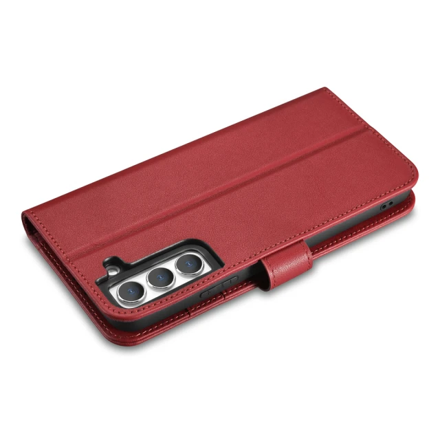 Чехол-кошелек iCarer для Samsung Galaxy S22 Plus Haitang Red (AKSM05RD)