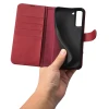 Чехол-кошелек iCarer для Samsung Galaxy S22 Plus Haitang Red (AKSM05RD)