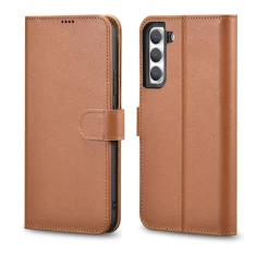 Чехол-кошелек iCarer для Samsung Galaxy S22 Plus Haitang Brown (AKSM05BN)