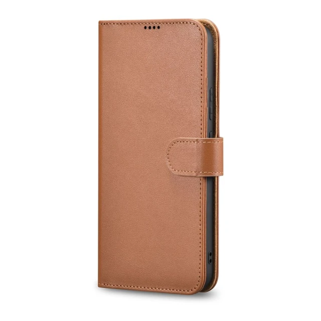 Чохол-гаманець iCarer для Samsung Galaxy S22 Plus Haitang Brown (AKSM05BN)