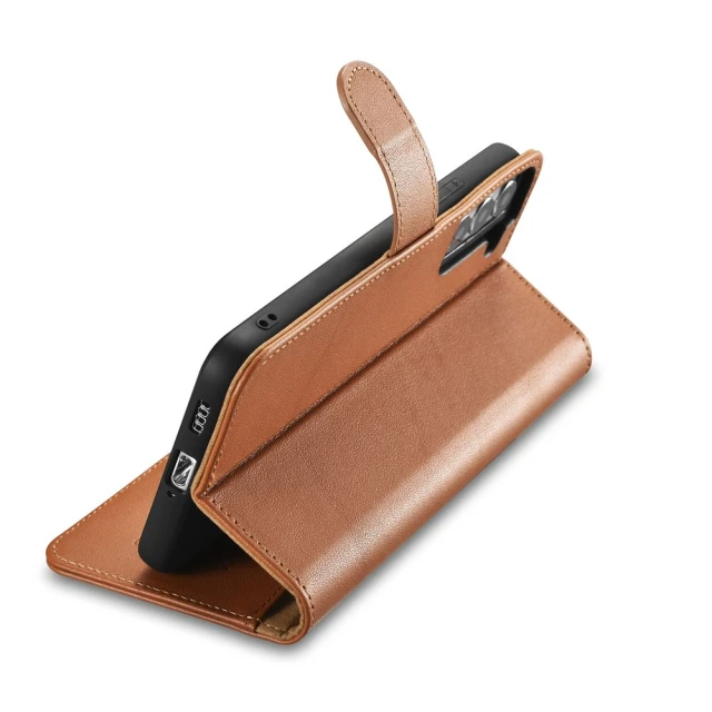 Чохол-гаманець iCarer для Samsung Galaxy S22 Plus Haitang Brown (AKSM05BN)