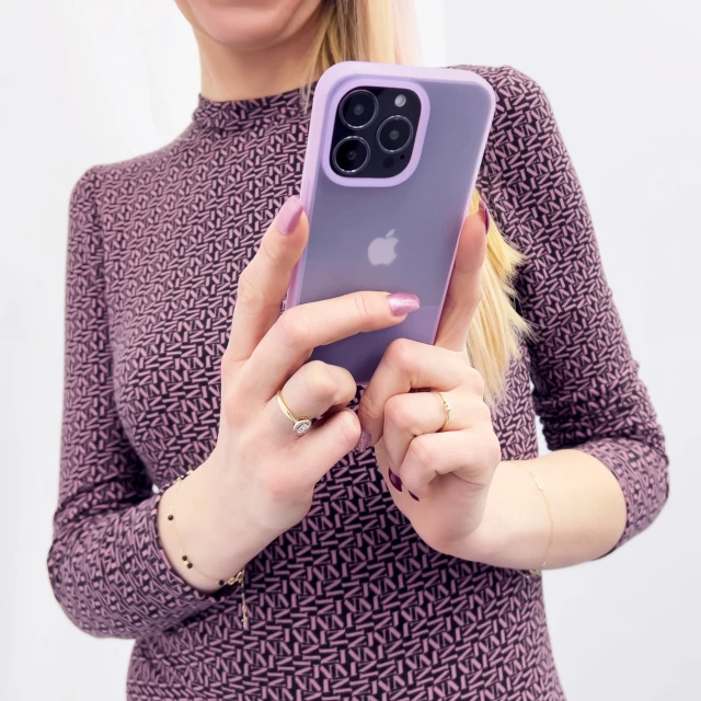 Чохол Kingxbar Plain Series для iPhone 13 Pro Max Pink (6959003502865)