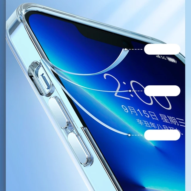 Чохол Kingxbar Elegant Series для iPhone 13 Pro Max Transparent (6959003503848)