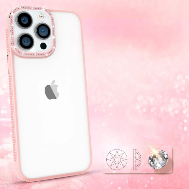 Чохол Kingxbar Sparkle Series для iPhone 13 Pro Max Pink (6959003506108)