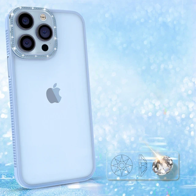 Чохол Kingxbar Sparkle Series для iPhone 13 Pro Max Blue (6959003506115)