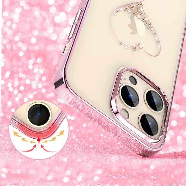 Чохол Kingxbar Wish Series для iPhone 14 Plus Pink (6959003508140)