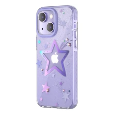 Чохол Kingxbar Heart Star Series для iPhone 14 Plus Purple (6959003508423)