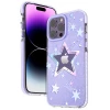Чохол Kingxbar Heart Star Series для iPhone 14 Plus Purple (6959003508423)