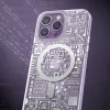 Чохол Kingxbar PQY Geek Series для iPhone 14 Pro Silver with MagSafe (6959003508812)