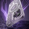 Чохол Kingxbar PQY Geek Series для iPhone 14 Pro Max Silver with MagSafe (6959003508836)