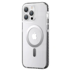 Чохол Kingxbar PQY Ice Crystal Series для iPhone 14 Pro Grey with MagSafe (6959003509093)