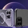 Чохол Kingxbar PQY Ice Crystal Series для iPhone 14 Pro Grey with MagSafe (6959003509093)