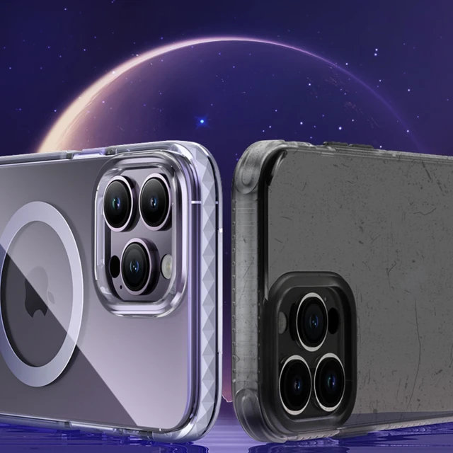 Чохол Kingxbar PQY Ice Crystal Series для iPhone 14 Plus Grey with MagSafe (6959003509109)