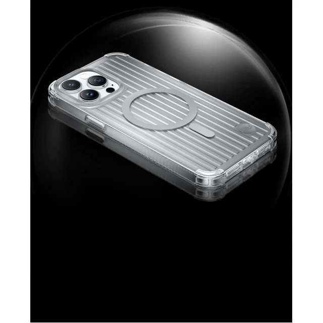 Чохол Kingxbar PQY Go Out Series для iPhone 14 Plus Silver with MagSafe (6959003509307)