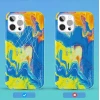 Чохол Kingxbar Watercolor Series для iPhone 12 Pro Max Blue (6959003511300)