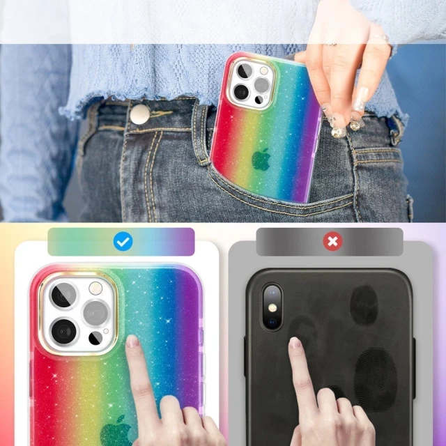 Чохол Kingxbar Ombre Series для iPhone 12 Pro Max Multicolor (6959003511331)
