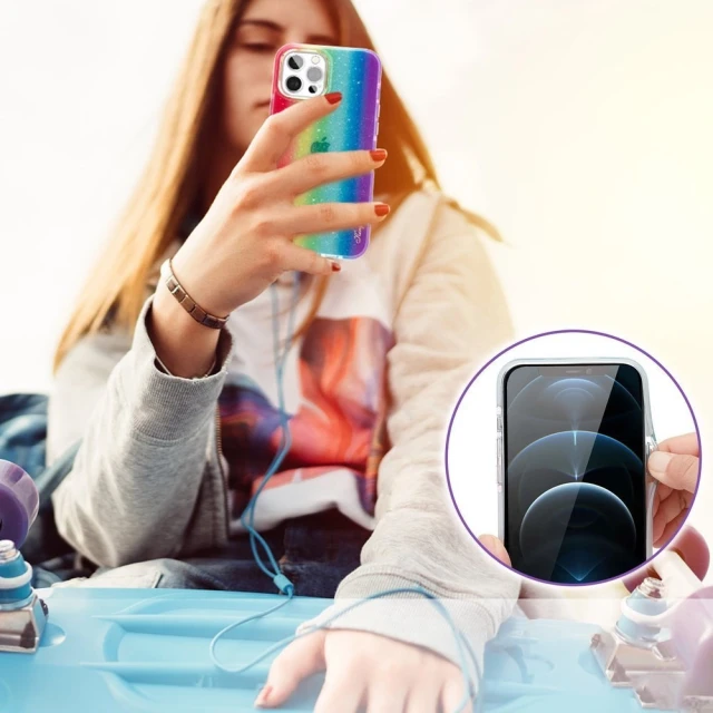 Чохол Kingxbar Ombre Series для iPhone 12 Pro Max Multicolor (6959003511331)