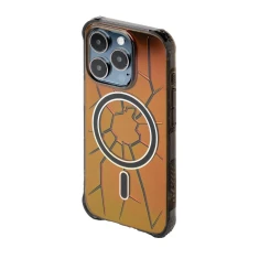 Чохол Kingxbar PQY Crack Series для iPhone 15 Pro Black with MagSafe (6959003513472)