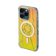 Чохол Kingxbar PQY Crack Series для iPhone 15 Pro Holographic with MagSafe (6959003513502)