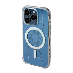 Чехол Kingxbar PQY Crack Series для iPhone 15 Pro Max Clear with MagSafe (6959003513540)