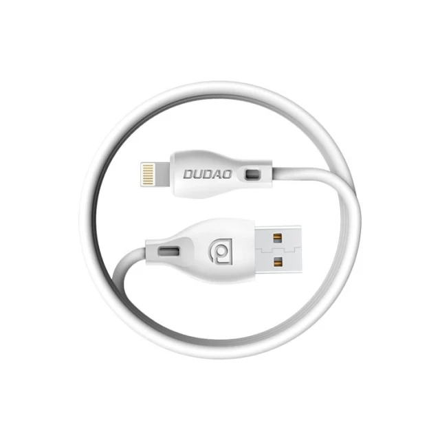 Кабель Dudao Micro USB 2.4A 2 м White (L4M 2M)